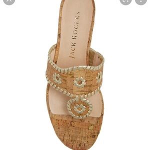 Jack Rogers mid-wedge cork sandals